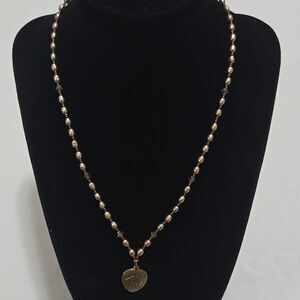 Freshwater Pearl And Sterling Silver Necklace